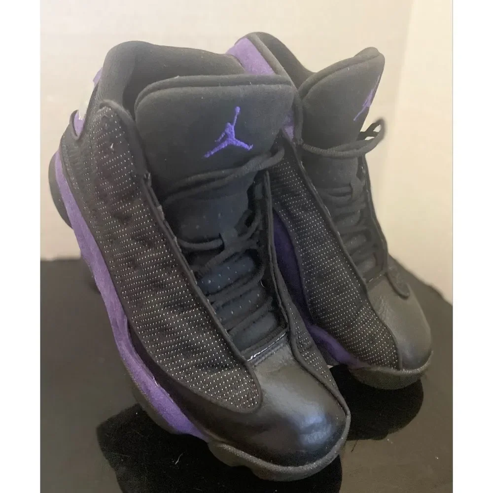 Nike Air Jordan 13 Retro Court Purple Black Mens DJ5982-015 Size 8 - Picture 1 of 10